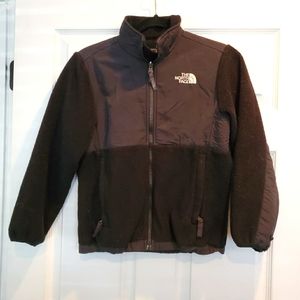 Girls size medium north face fleece zip up
